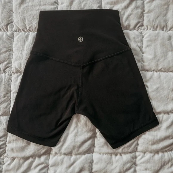 NWOT Lululemon Align High- Rise Short 6” Women's Black - Picture 1 of 7
